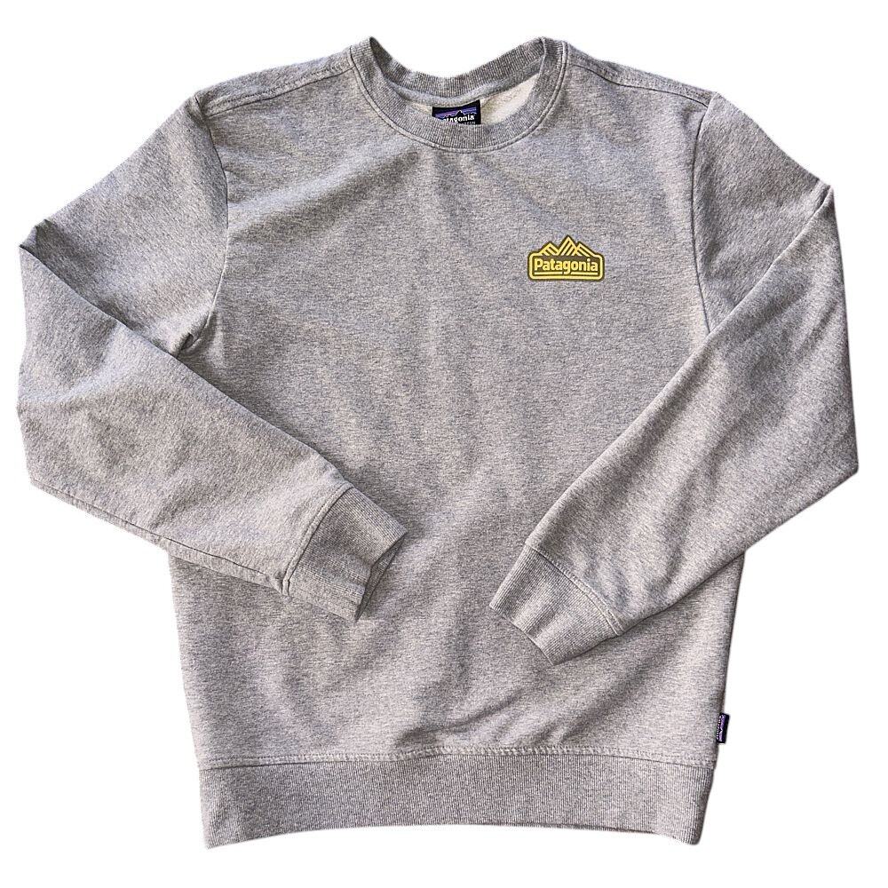 Patagonia Range Station Midweight Gray Crew Sweatshirt Men's Small